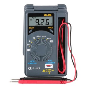 포켓 테스터기 디지털 TK 멀티 카드 3200A 타입 저항 전류, 포켓테스터기 XB-866, 1개