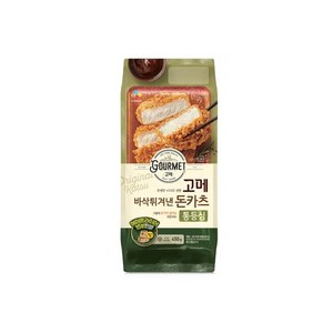 CJ 고메 바삭튀겨낸 돈카츠 통등심 450g 등심돈까스, 2개