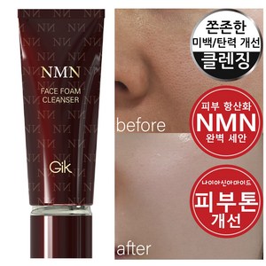 GIK NMN 에디션 페이스 폼 클렌저 120ml, 1개