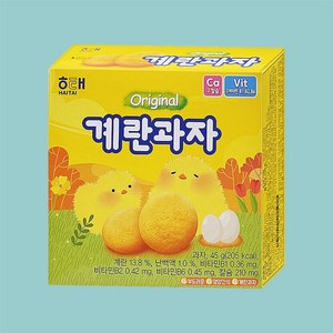 해태제과 계란 과자, 45g, 1개