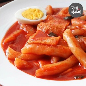 [국대떡볶이] 국대떡볶이 밀떡볶이 오리지널 보통맛 2인분, 345g, 1세트