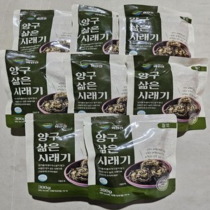 삶은시래기 300g*4개 총1k200g /양구시래기/간편한시래기/살균제품/무청/삶은나물/레트로트/양구펀치볼시래기/시래기, 4개