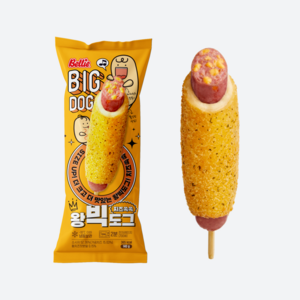 왕빅도그 치즈쏙쏙 140g (낱개포장), 1개