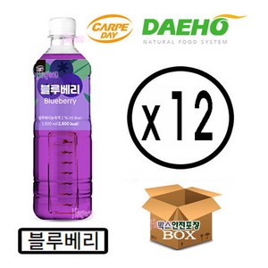 까르페 블루베리 차 1000ml X 12개 과일원액 음료 아이스티 원액