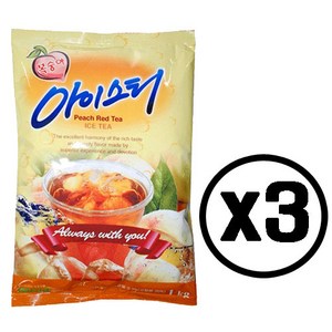 대호 복숭아홍차 1kg X 3개 자판기믹스 아이스티, 1개입