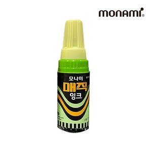 모나미 병매직 유성마카 4.0~8.0mm, 병매직_1자루_연두