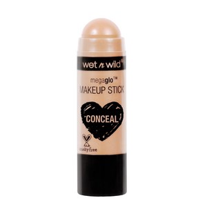 wet n wild MegaGlo Makeup Stick Conceal and Contou 웻 앤 와일드 메가글로 메이크업 스틱 컨실 앤 컨투어 뉴트럴 Follow You Bis, 당신의 비스크를 따르십시오, 1개