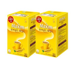 [맥심] 모카골드 마일드(160T+20T)x2개입 (I), 2개, 180개입