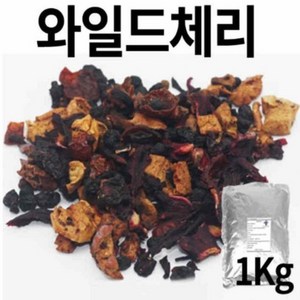 [티스페이스] 프리미엄 과일믹싱차 대용량 1kg 와일드체리 카페용 업소용, 1개, 1개입