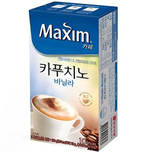 맥심 카페 카푸치노 바닐라 커피믹스, 13g, 10개입, 3개