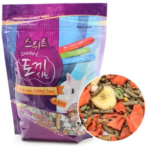 제이펫 스위트 프리미엄 큰토끼사료 750g, 1개