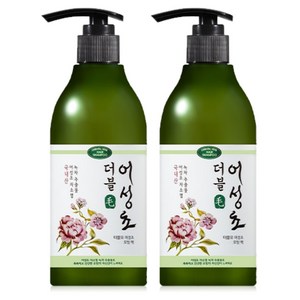 더블모 어성초 모발 헤어팩 트리트리먼트, 300ml, 2개