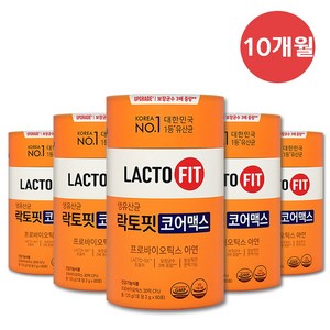 락토핏 종근당건강 생유산균 코어맥스, 120g, 5개