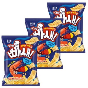 해태제과 빠새(빠삭한새우칩), 60g, 3개