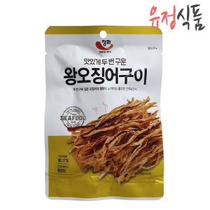 정화식품 맛있게 두 번 구운 왕오징어구이, 20g, 20개