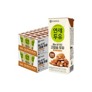 연세두유 뼈를 생각한 고칼슘 호두 앤 아몬드, 180ml, 48개