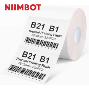 님봇 NIIMBOT B21 B1 전용 라벨지 (3롤 세트), 사각화이트40x30