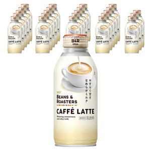 UCC 빈스 로스터스 카페 라떼 일본 커피 375g 24병, 24개