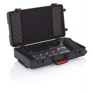 Gator Cases ATA Style Case the Line 6 Helix Multi-FX 플로어 프로세서용 바퀴 포함 (GHELIXFLOOR), 운송 케이스, 1개