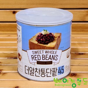 대두식품 더알찬통단팥45 3kg (4개제한) 빙수팥, 1캔