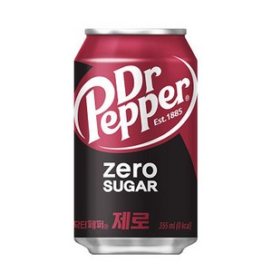 코카콜라음료 닥터페퍼 제로 355ml 24캔 체리콕 뚱캔, 24개