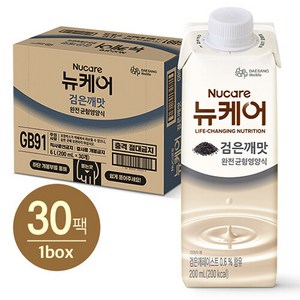 [대상웰라이프]뉴케어 고소한검은깨맛 200ml x 30팩, 30개
