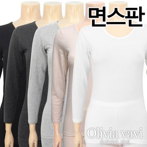 올리비아바비 심플 면스판 9부 내의상의1종(OLG9009)FREE XL