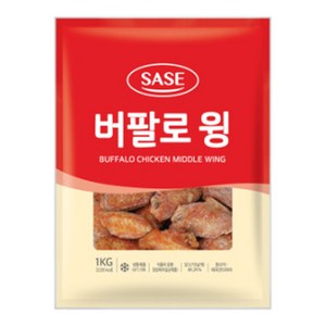 사세 버팔로윙 (냉동), 6개, 1kg