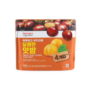 홈플러스 시그니처 촉촉하고 부드러운 달콤한 맛밤, 60g, 1개