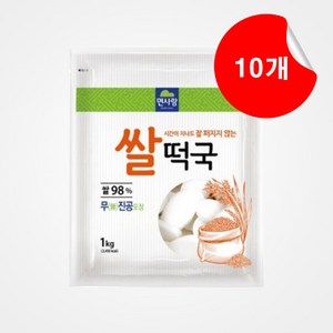 [면사랑] 쌀 떡국 떡 1kg X 10개