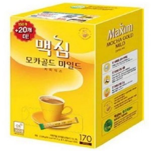 맥심 모카골드 마일드 커피믹스, 12g, 160개입, 1박스