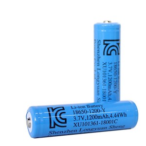 엔제이몰 KC인증 18650 리튬이온 충전지 1200mAh, 단품, 1개입, 1개