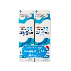 서울우유 뼈에 쏙쏙 고칼슘 우유, 6개, 930ml