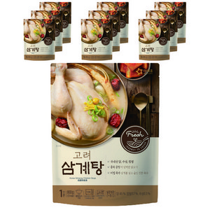 아워홈 고려 삼계탕, 800g, 10개