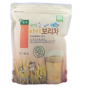 청오 유기농 순발아 아이 아기보리차, 150g, 1개, 1개, 15개입