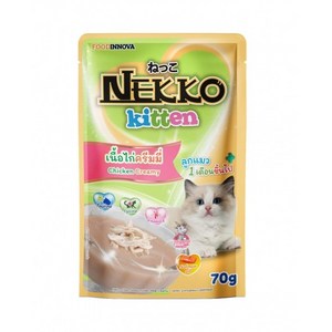 네코 NEKKO 키튼 크리미 닭고기 70g 12ea(소), 12개