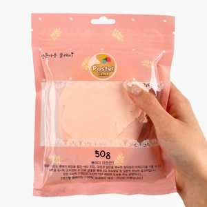 파스텔 클레이 50g 살구, 1개