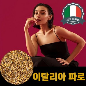 이탈리아산 파로 곡물 100% 고대곡물 made in Italy 파로 엠머밀, 5개, 1kg