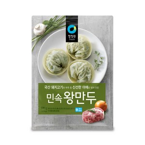 청정원 민속왕만두 770g A, 1개