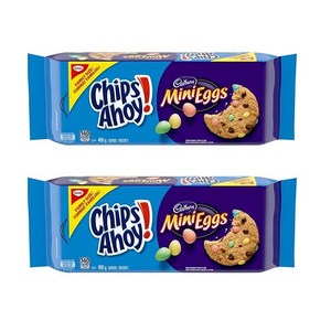 Chips Ahoy 캐드베리 미니 에그 초콜릿 칩 쿠키 460g 2개입, 2개