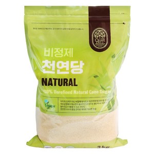 진생마트 오르코 비정제천연당 비정제설탕 원당 설탕, 3kg, 1개