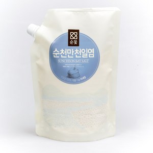 순꽃 순천만천일염 미세염 HACCP 우수천일염 사용, 1개, 1kg