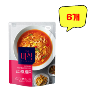 더미식 김치콩나물국, 350g, 6개