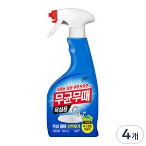 무균무때 욕실용 세정제, 500ml, 4개