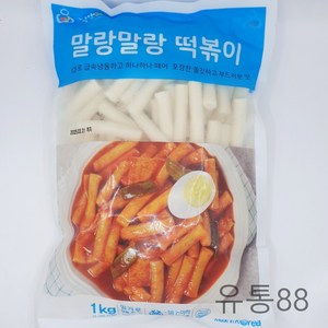 말랑말랑 밀떡볶이(1호 얇은것 냉동) 1kg, 1개