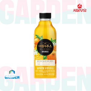 서울우유 아침에주스 블랙라벨 오렌지 6개, 750ml