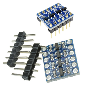 S058_A타입 양방향 2채널 IIC I2C Logic Level Convete Module 5V to 3.3V, 1개