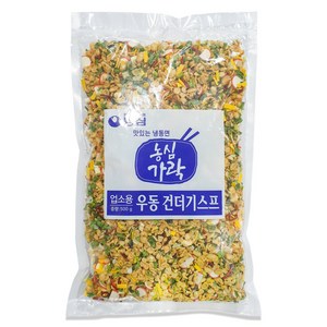 농심우동 건더기스프 500g 우동 국물류 고명 유부 튀김, 1개