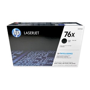 HP 76X 검정(대용량) 정품토너(CF276X) M404n M406 MFP M428 M430, 1개