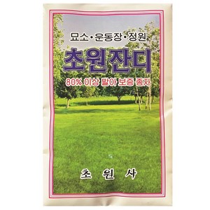 [국내생산] 한국형잔디 2만립- 80%이상 발아 보증 종자, 1개